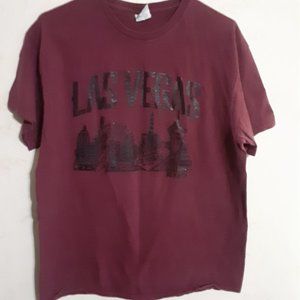 Delta Pro Weight Men's Las Vegas Nevada Short Sleeve T Shirt in Size L